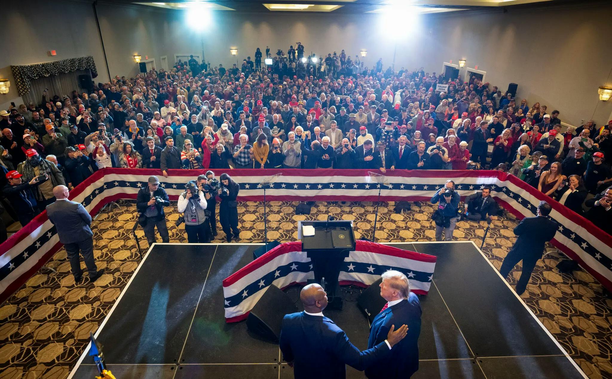 Donald Trump in New Hampshire 