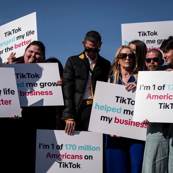 Protesters of the TikTok bill