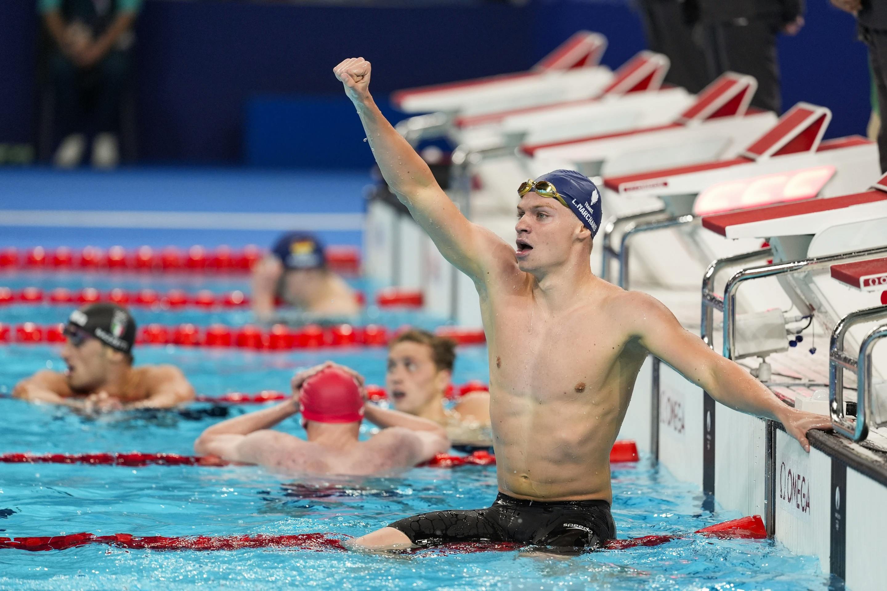 French swimmer Léon Marchand