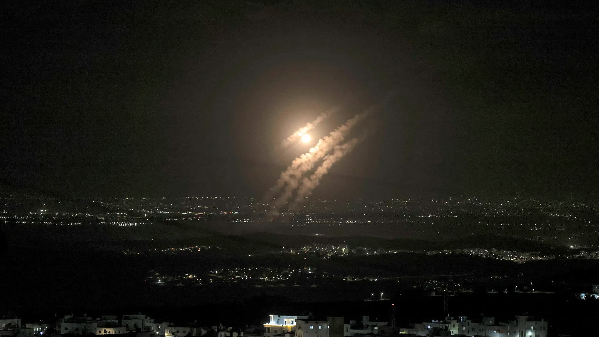 Rockets over Israel