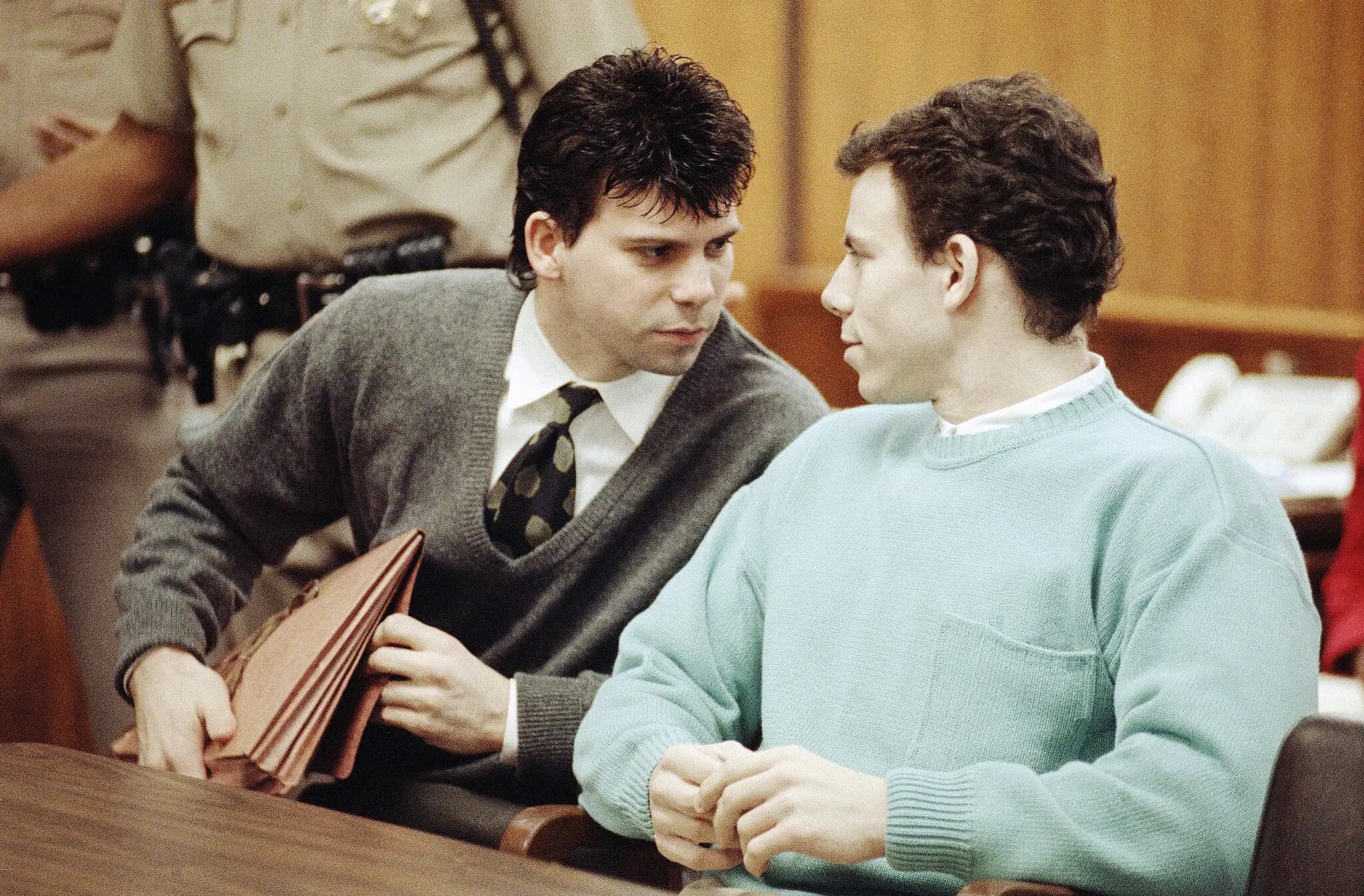 The Menendez brothers in court