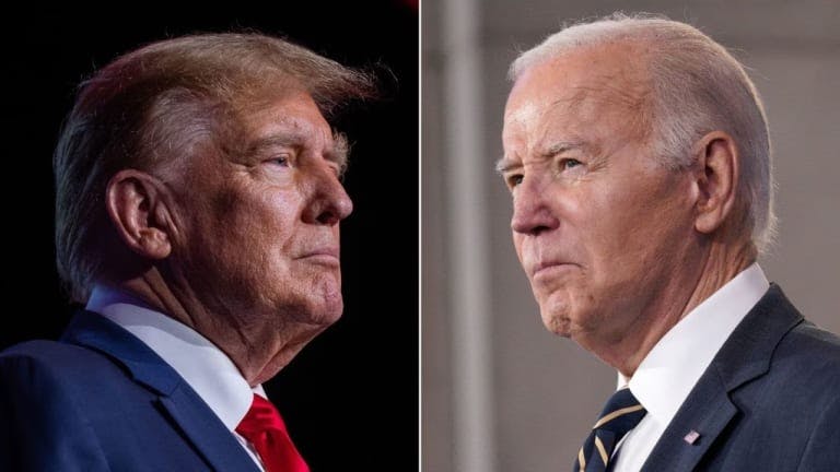 Donald Trump and Joe Biden