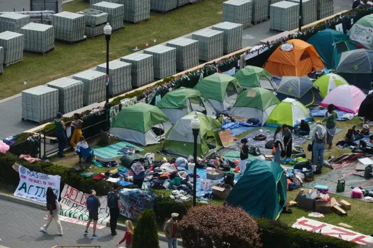 Student encampment at Columbia University