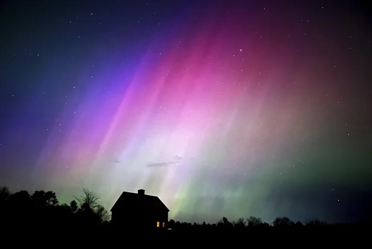 Northern Lights visible in Maine
