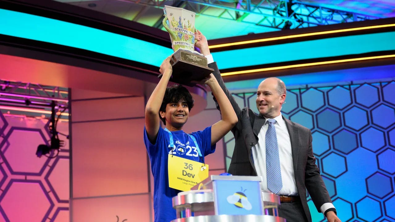 Dev Shah wins the Scripps National Spelling Bee