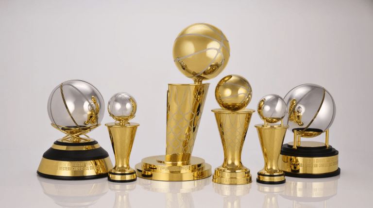 NBA trophies